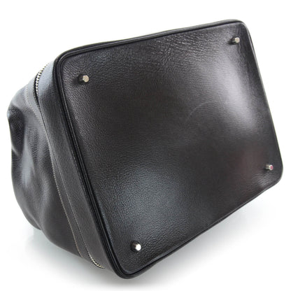 Prada Goatskin Large Frame Bag Black 4 of 8