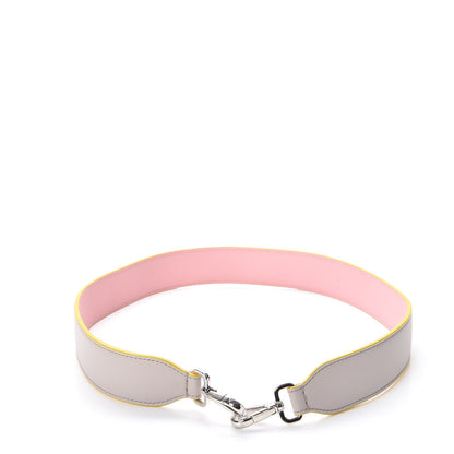 Fendi Vitello Dolce Bi-Color Strap You Grigio Polvere Bubblegum 3 of 6