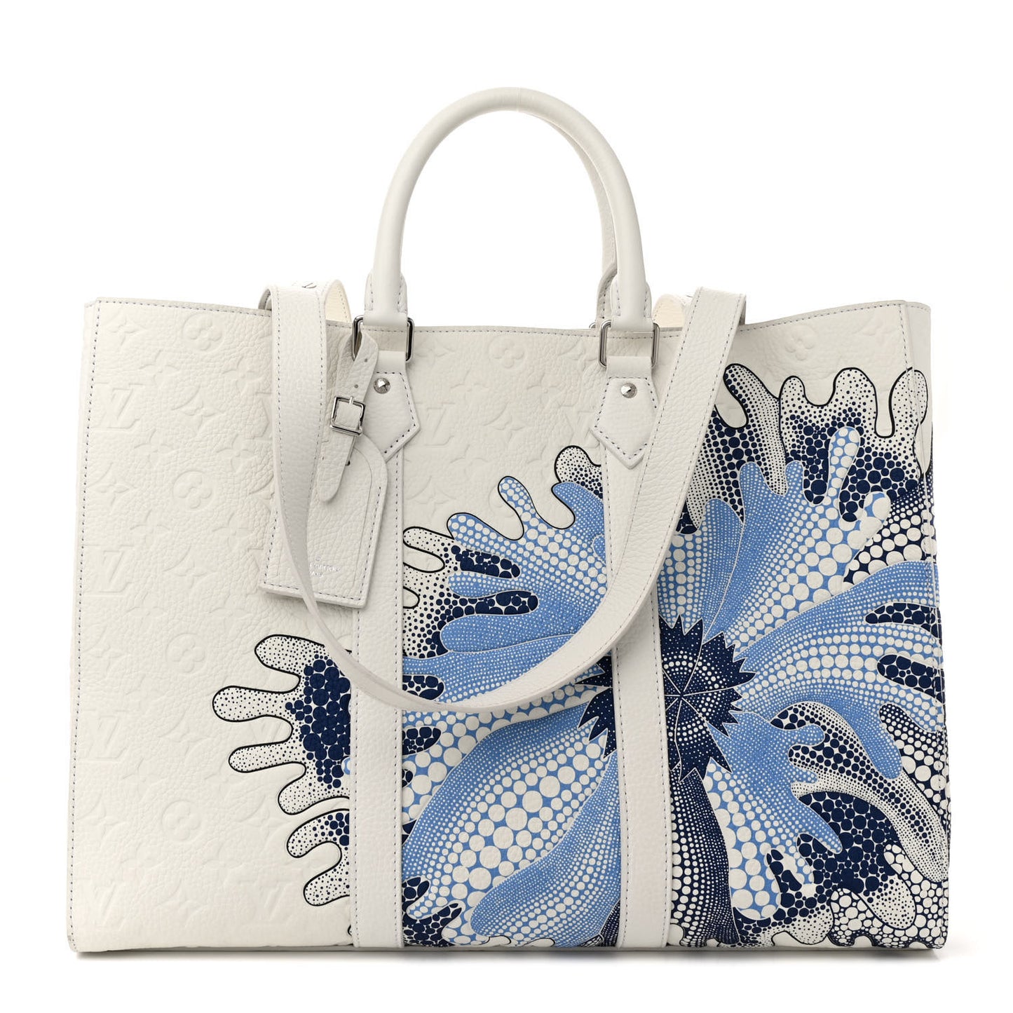 LV X YK Taurillon Sac Plat 24H White