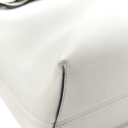 Fendi Vitello Dolce Bird of Paradise Embroidered Medium By The Way Boston Bag White Ice Multicolor 18 of 23