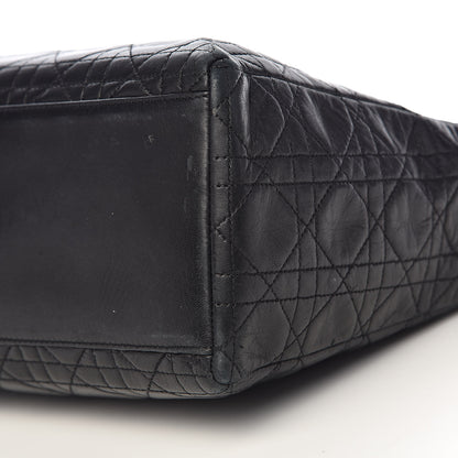 Christian Dior Lambskin Cannage Medium Lady Dior Black 19 of 22
