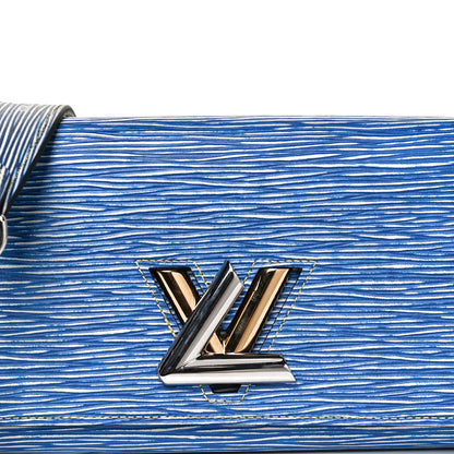 Louis Vuitton Epi Twist Chain Wallet Denim Light 8 of 10