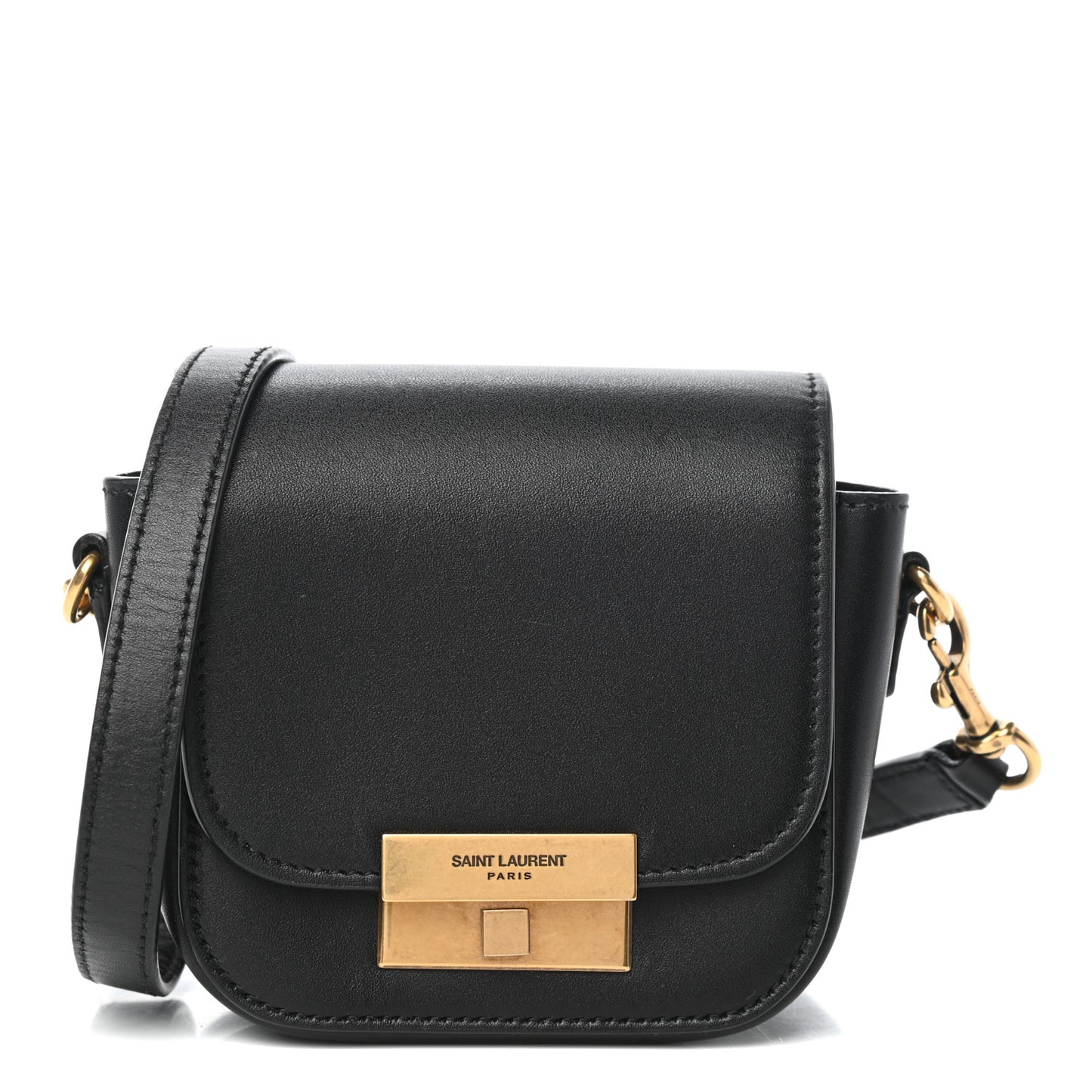 Calfskin Mini Betty Satchel Black