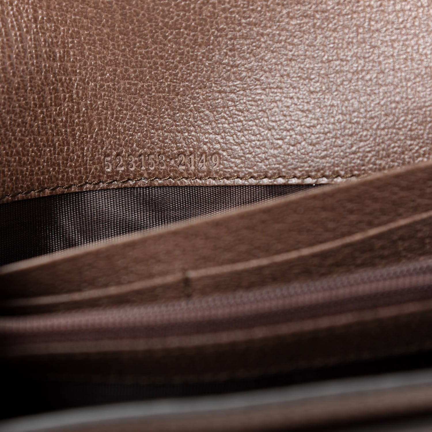 Gucci GG Supreme Monogram Web Ophidia Continental Wallet Brown 7 of 7