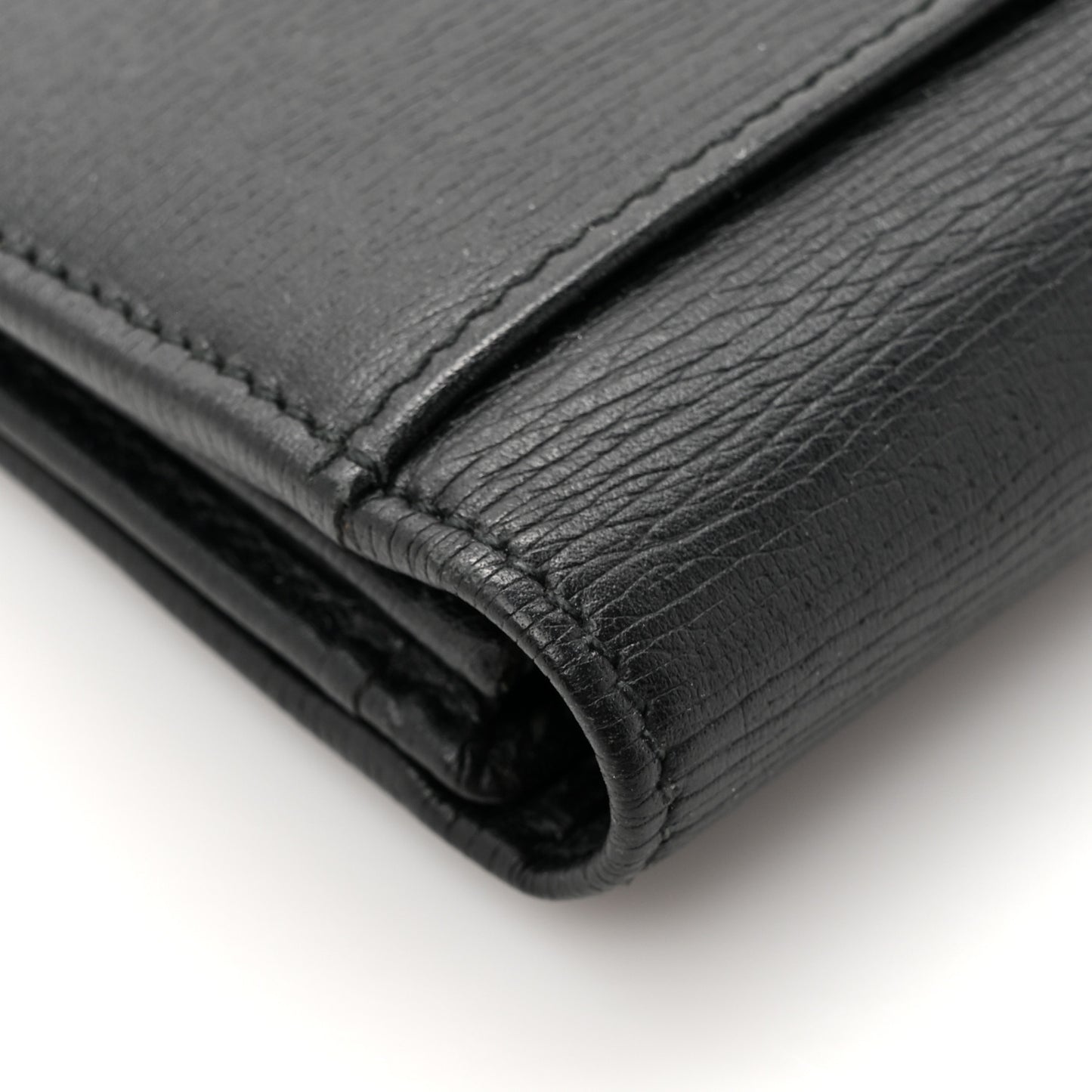 Calfskin Interlocking G Continental Wallet Black