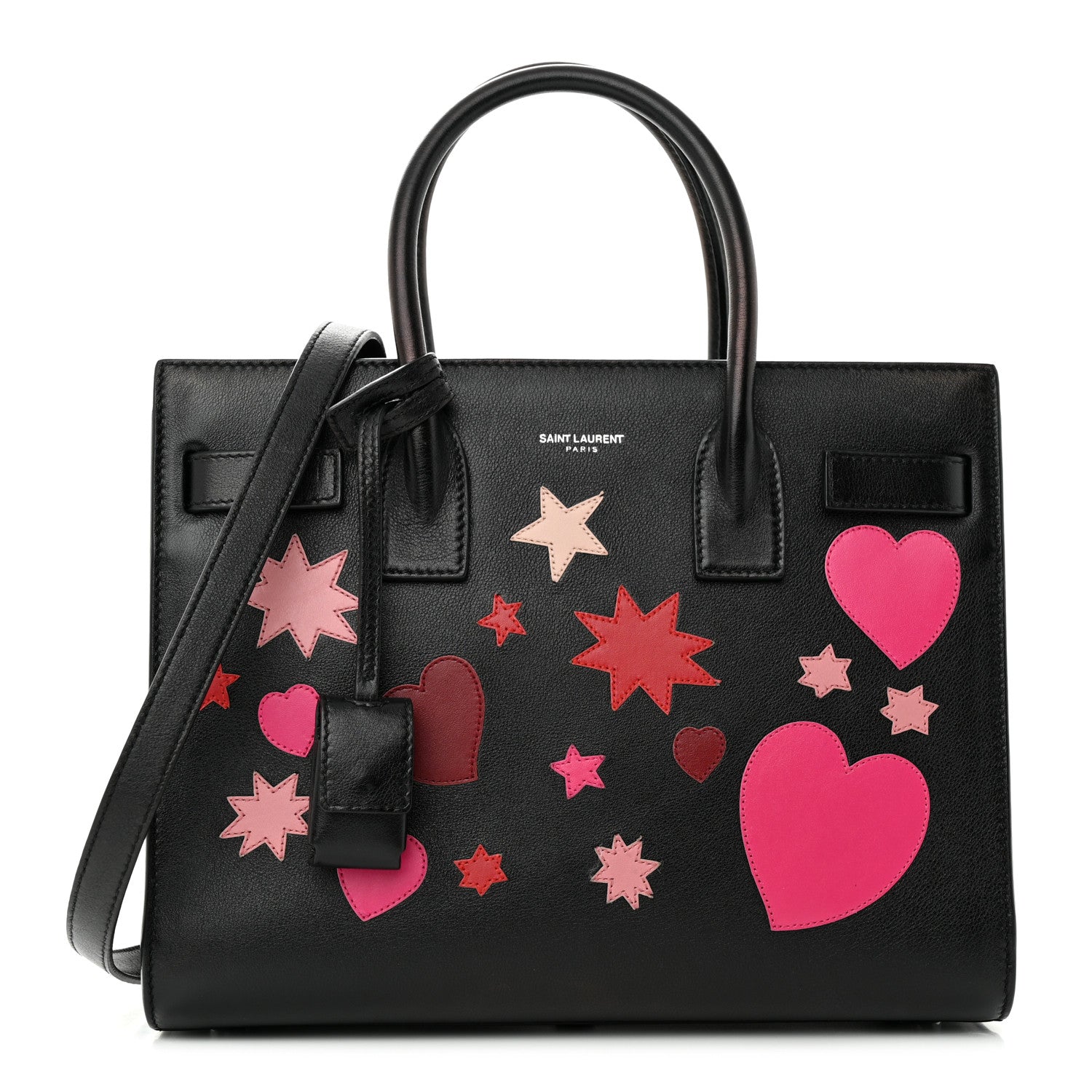 Saint Laurent Calfskin Patchwork Baby Sac De Jour Black 1 of 18