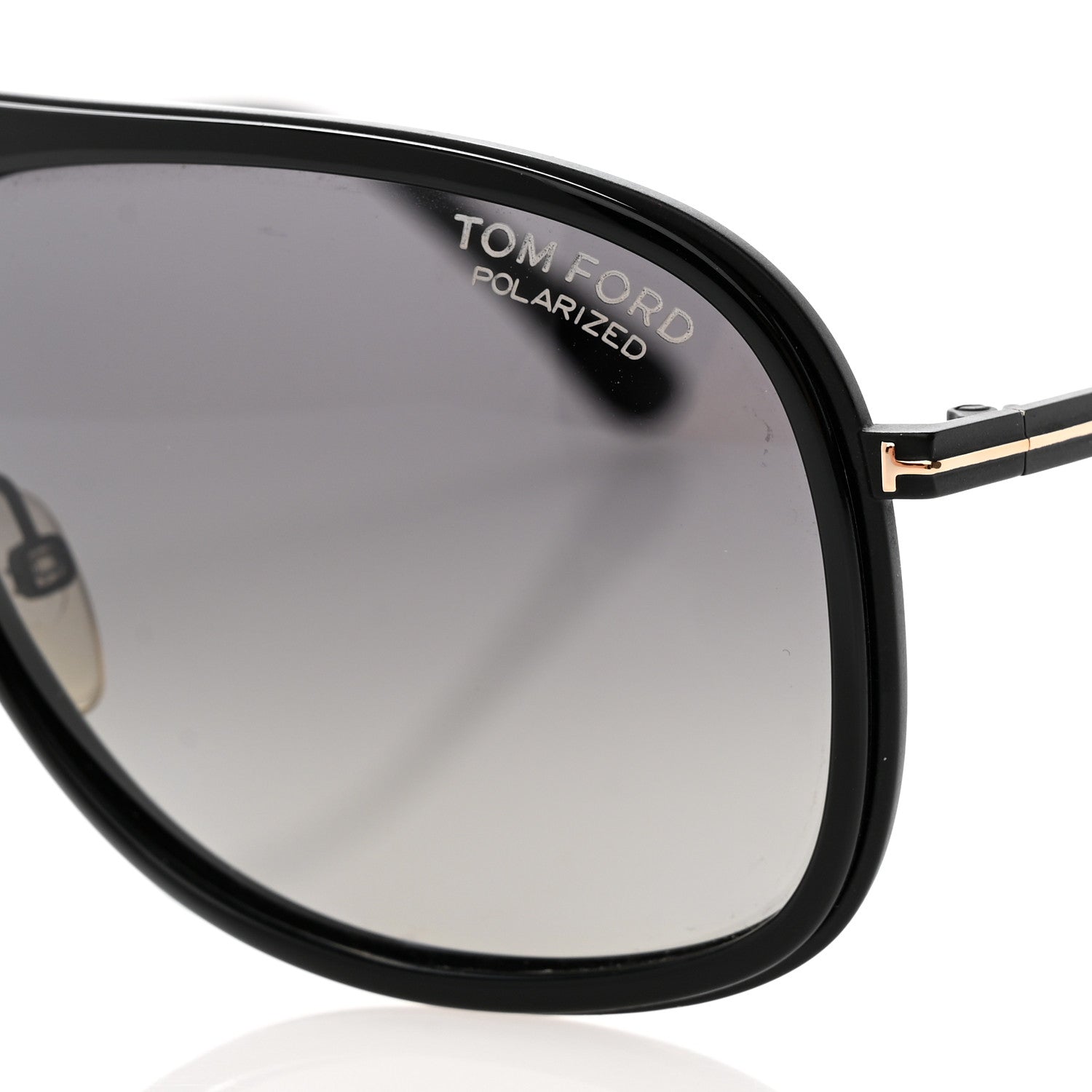 Tom Ford Chris Aviator Polarized Sunglasses TF462 Black 7 of 8
