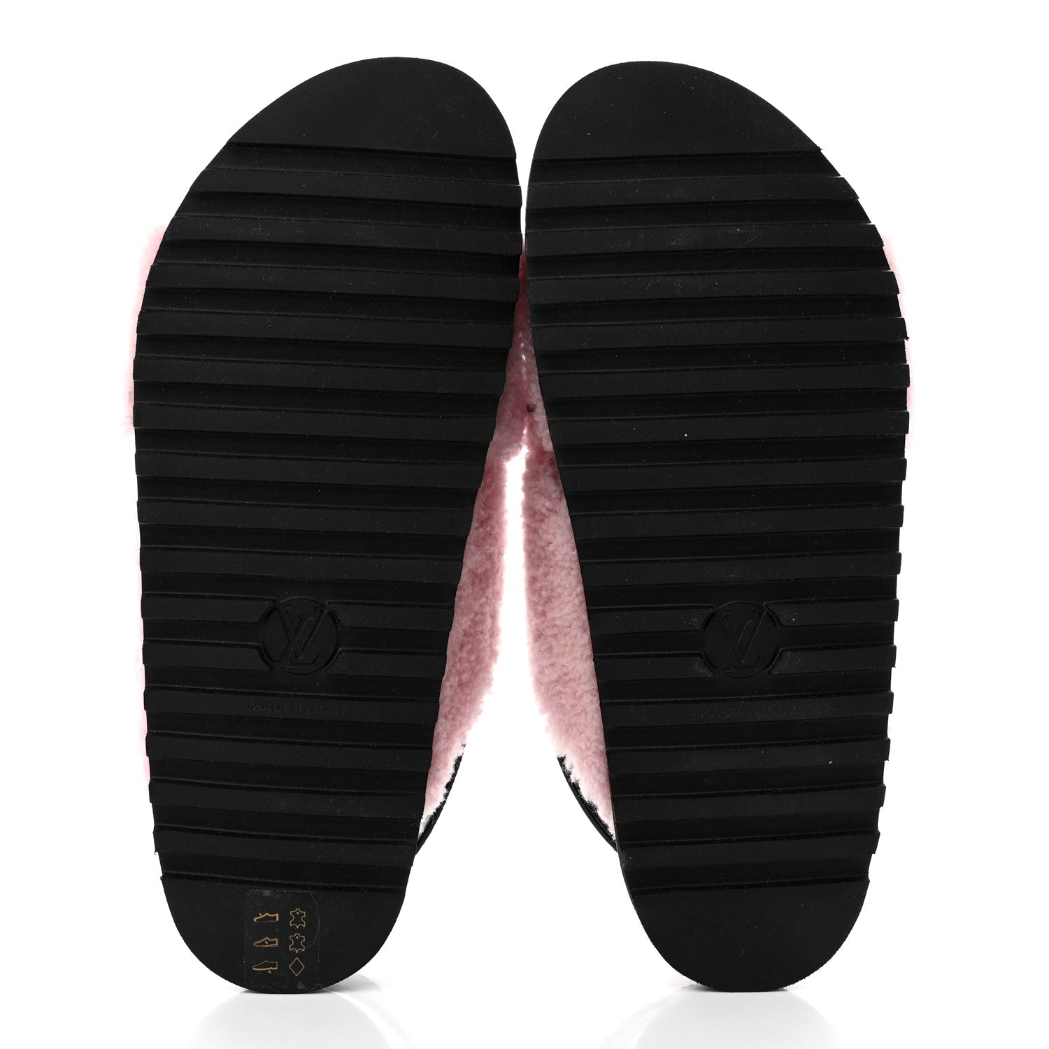 Louis Vuitton Shearling Paseo Flat Comfort Sandal 40 Rose Clair 5 of 8