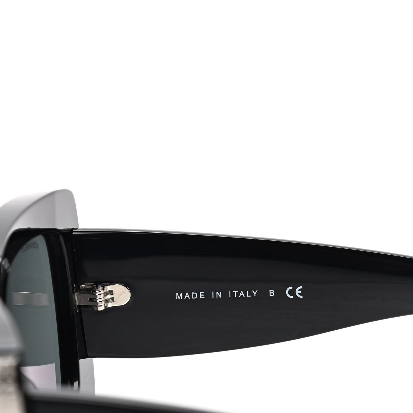 Acetate Rectangle Sunglasses 5435 Black