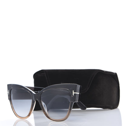 Tom Ford Anoushka Sunglasses TF371 Melange Grey Peach 8 of 8