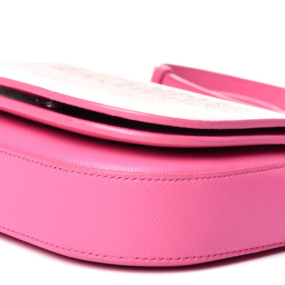 Balenciaga Signature Grained Calfskin Logo Print Ville Day Bag XS Rose Bubblegum Black 9 of 12