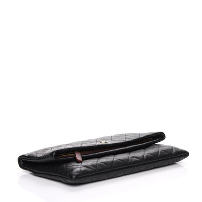 Chanel Caviar Quilted CC Beauty Clutch Black 4 of 9