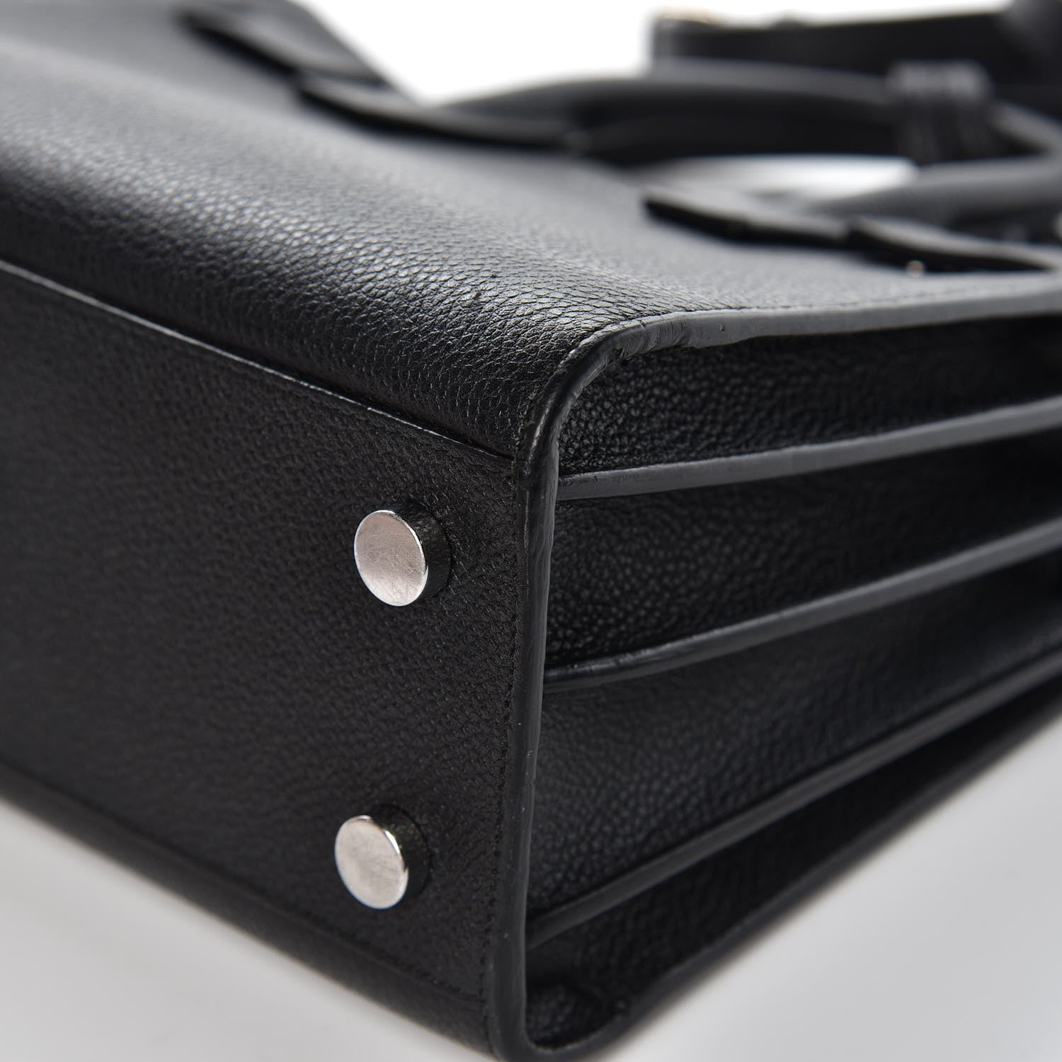 Saint Laurent Grained Calfskin Nano Sac De Jour Black 11 of 16