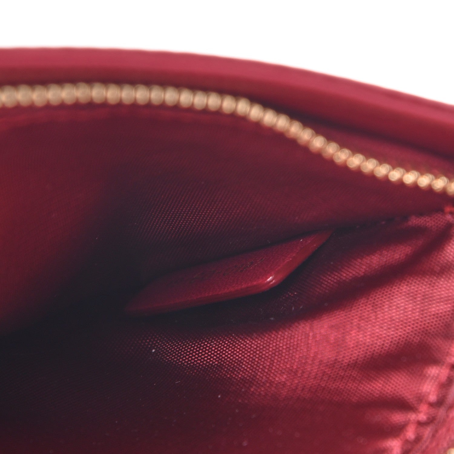 Christian Dior Grained Calfskin Diorama Wallet on Chain Pouch Burgundy 8 of 12