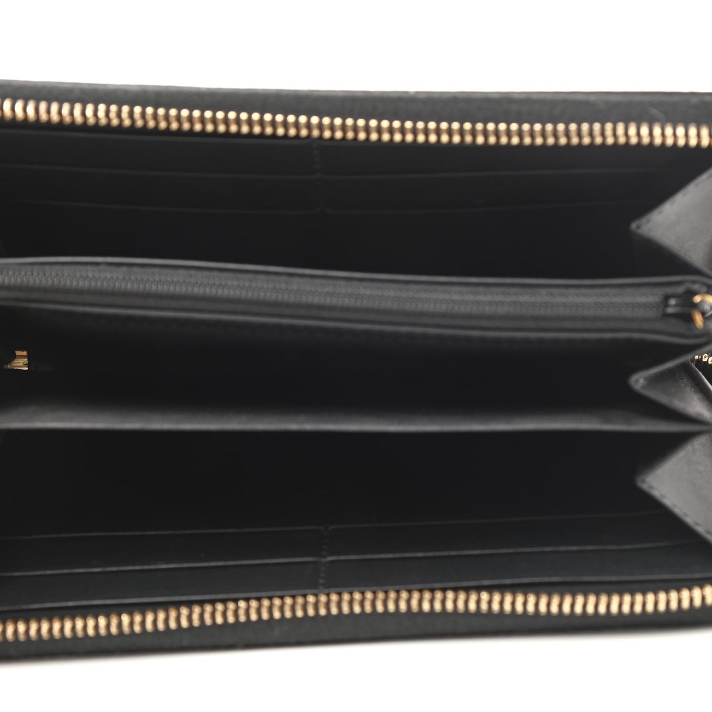 GG Supreme Monogram Bees Zip Around Wallet