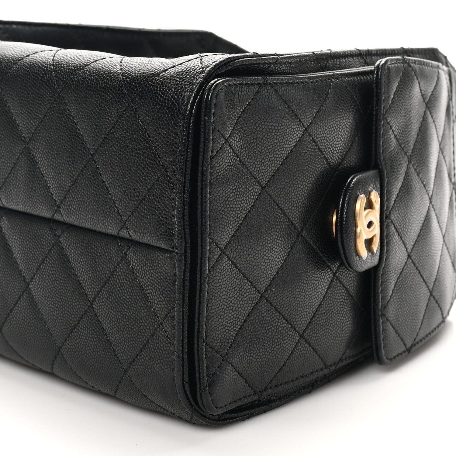 Chanel Caviar Quilted Small Chanel 25 Handbag Black 10 of 11