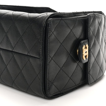 Chanel Caviar Quilted Small Chanel 25 Handbag Black 10 of 11