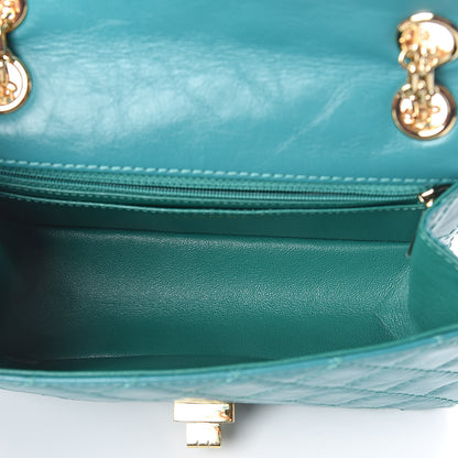 Chanel Aged Calfskin Quilted 2.55 Reissue Mini Flap Green 5 of 9