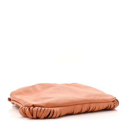 Bottega Veneta Nappa The Fringe Pouch Shoulder Bag Clay 4 of 13