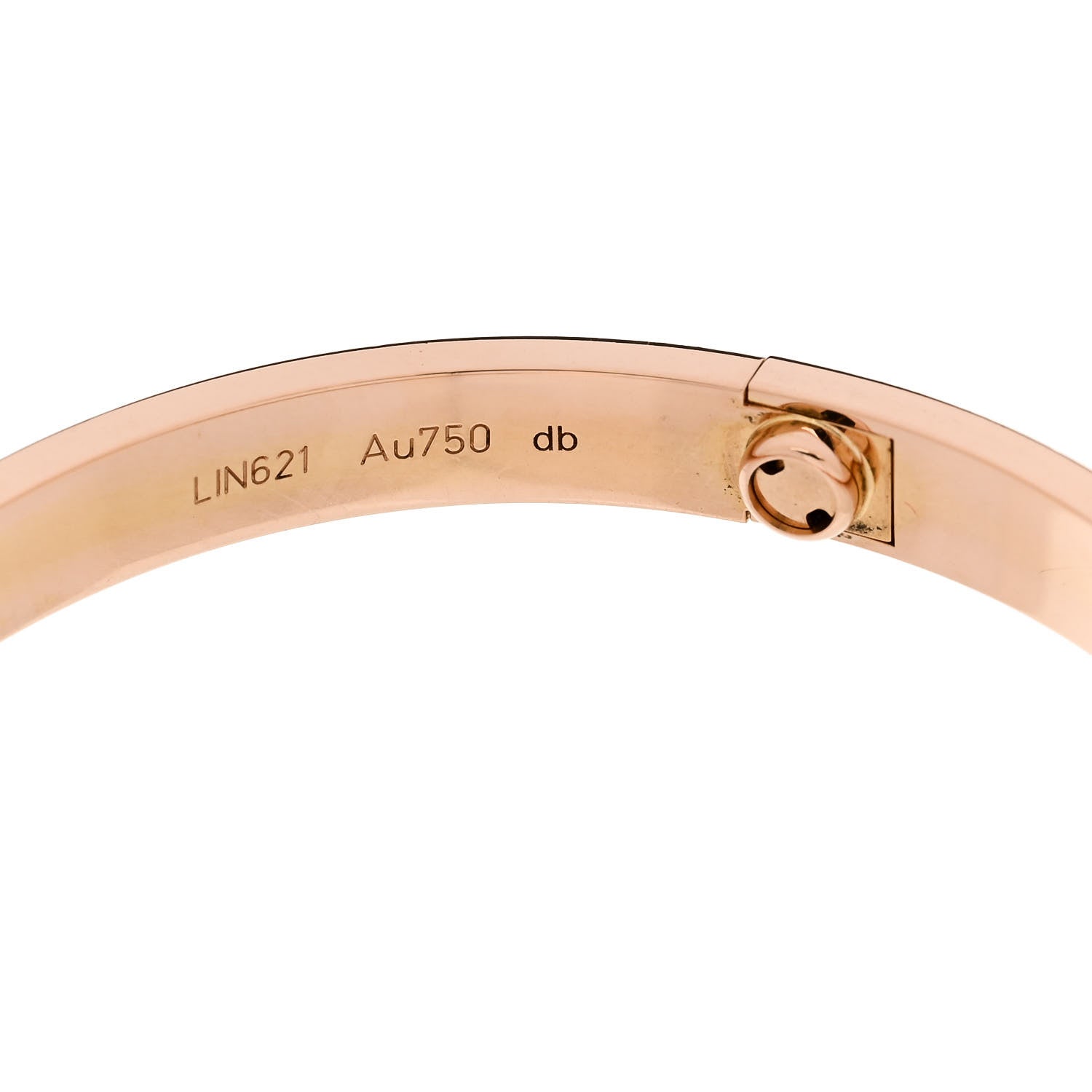 Cartier 18K Pink Gold LOVE Bracelet 19 7 of 9