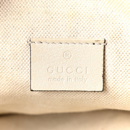 Gucci Grained Calfskin Logo Belt Bag White 5 of 9