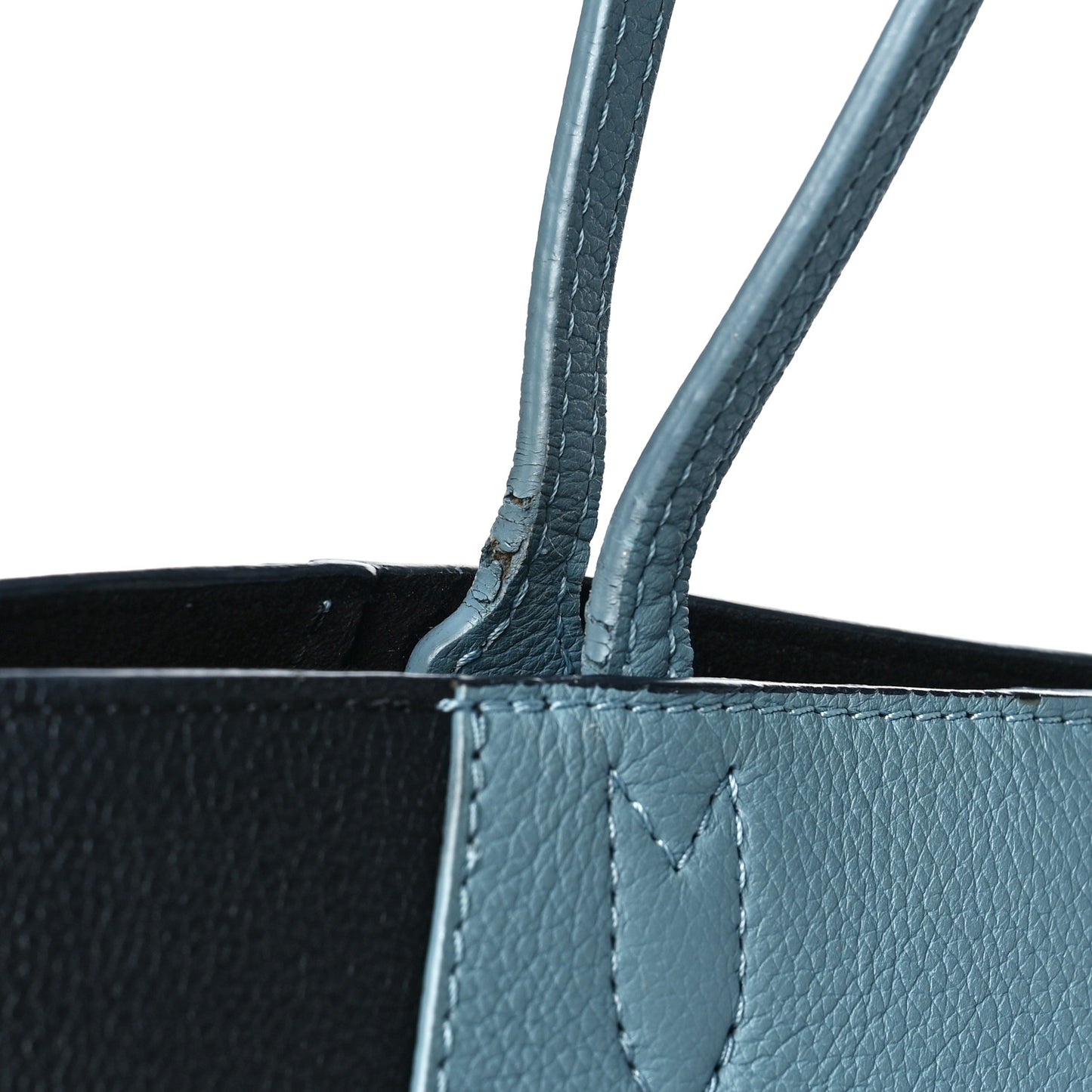 Calfskin Lockme Cabas Sky Black