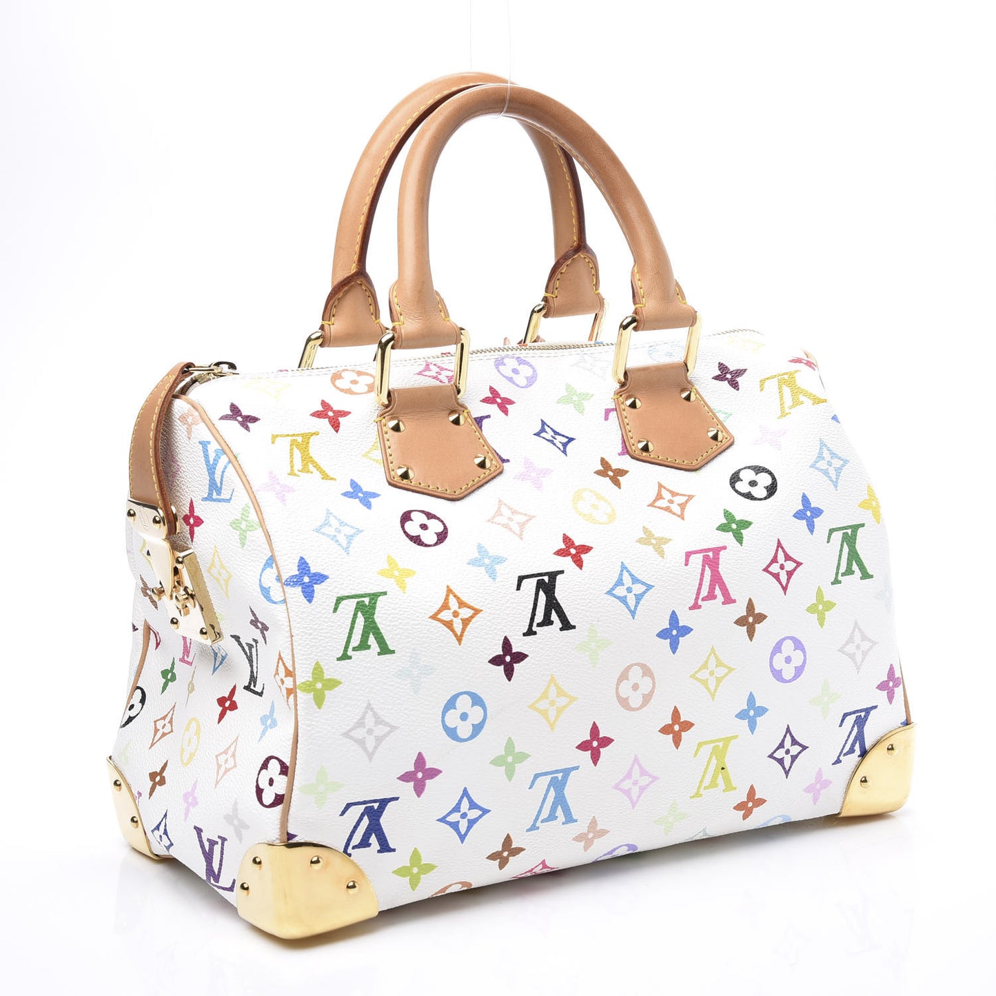 Monogram Multicolor Speedy 30 White