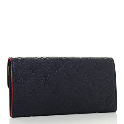 Louis Vuitton Empreinte Emilie Wallet Marine Rouge 3 of 6