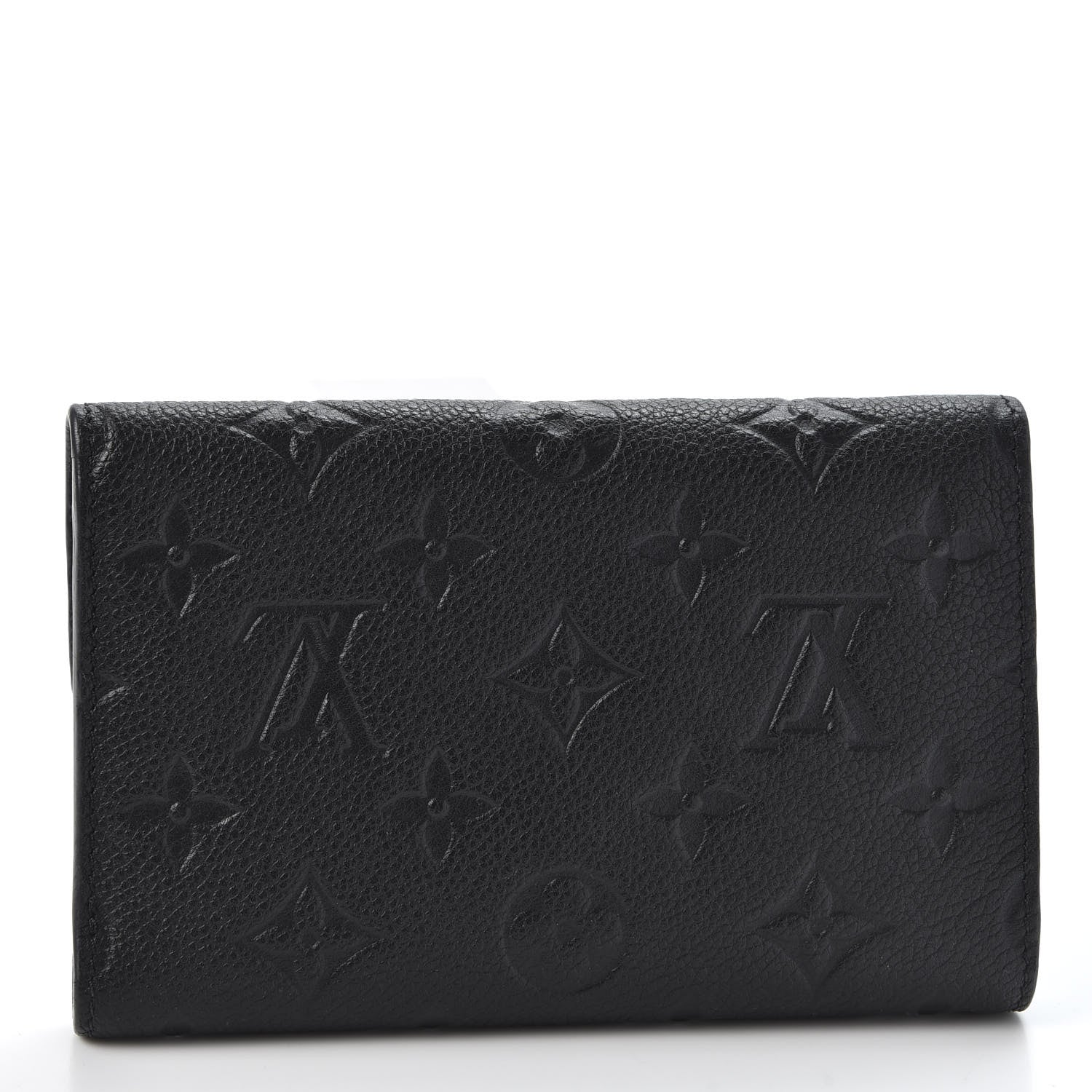 Louis Vuitton Empreinte Compact Curieuse Wallet Black 2 of 9