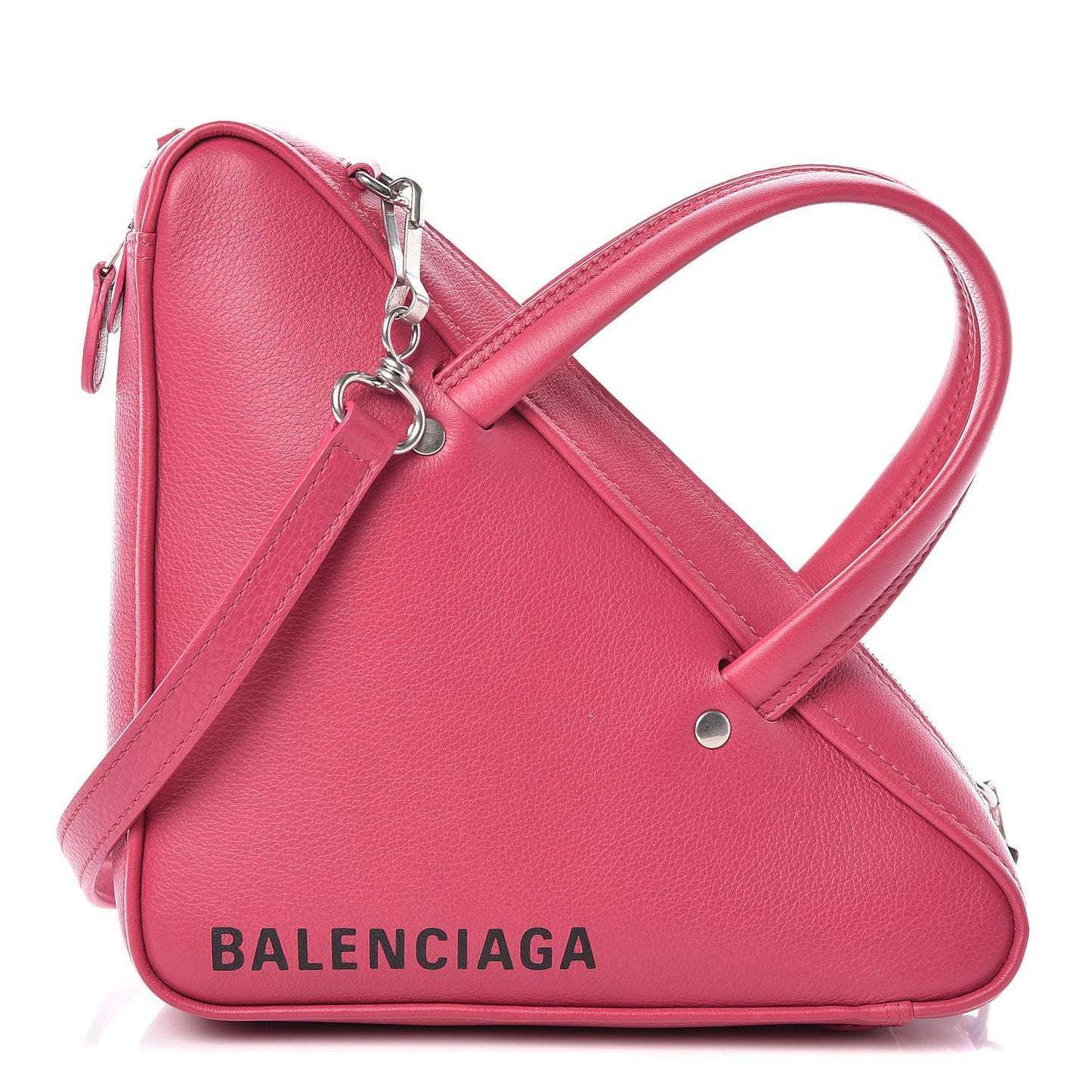 Calfskin XS Triangle Duffle Pink