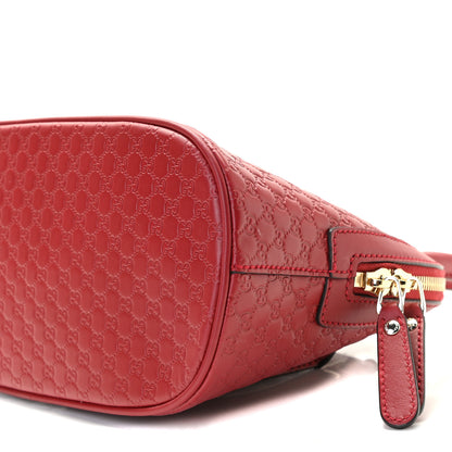 Gucci Soft Microguccissima Mini Dome Bag Rosso 9 of 13