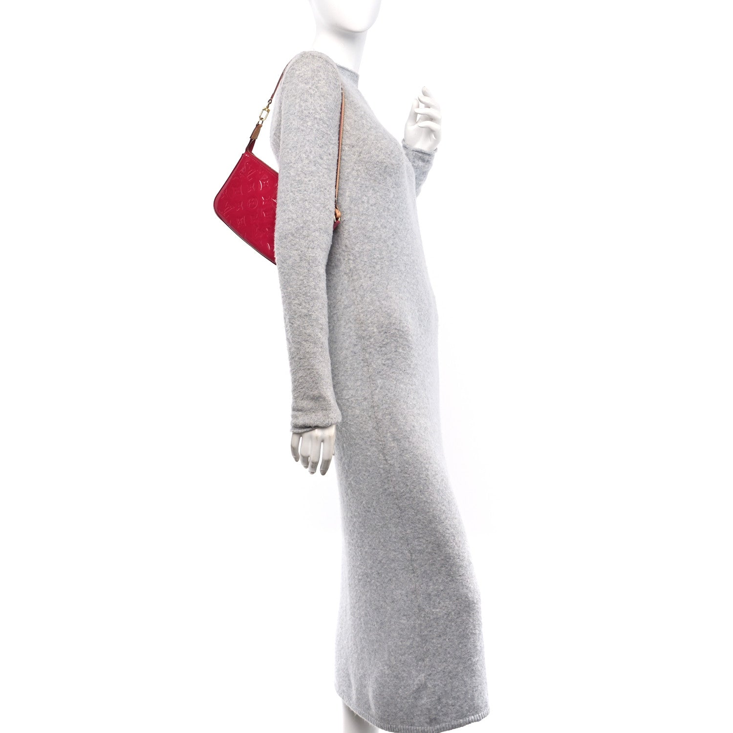 Louis Vuitton Vernis Pochette Accessories NM Rose Indien 2 of 7