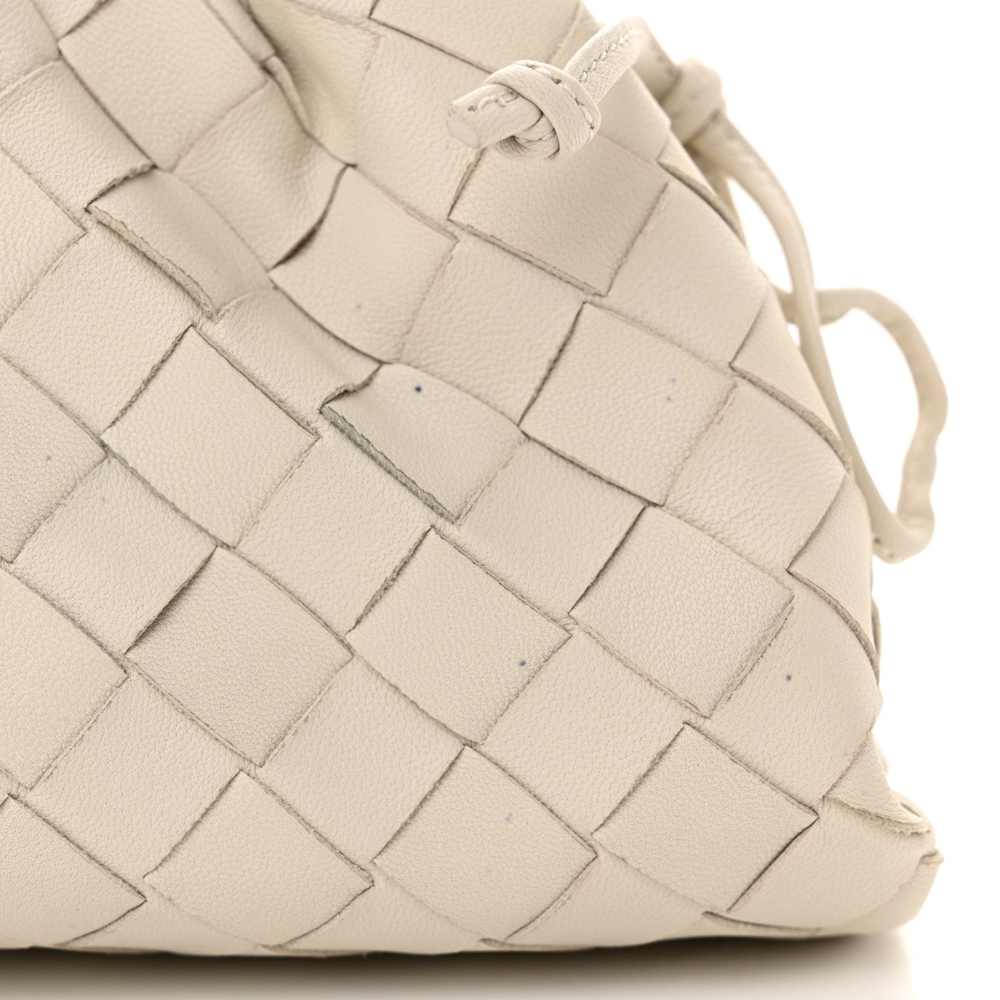 Nappa Intrecciato The Mini Pouch Chalk