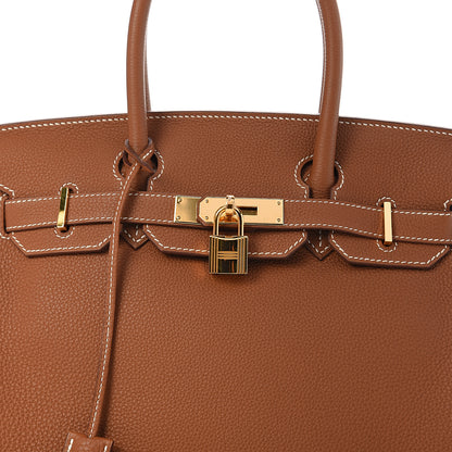 Hermes Togo Birkin 30 Gold 9 of 10