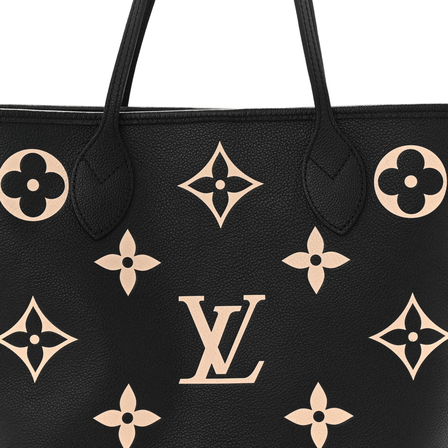 Empreinte Monogram Giant Neverfull MM Black Beige