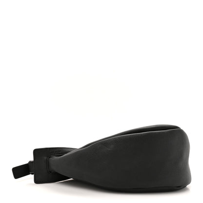 The Row Grained Calfskin Small Slouchy Banana Bag Black 4 of 10