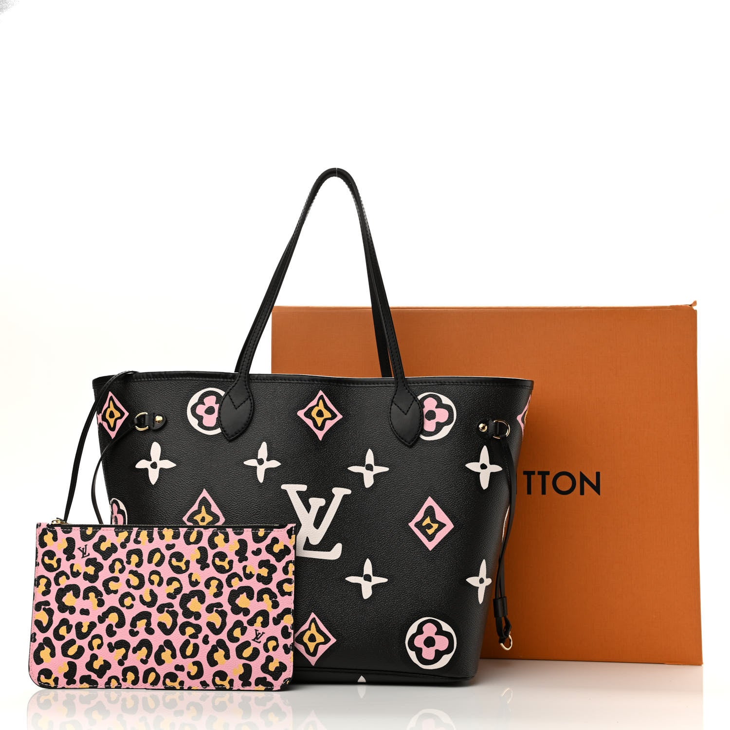Louis Vuitton Monogram Giant Wild At Heart Neverfull MM Black 11 of 11