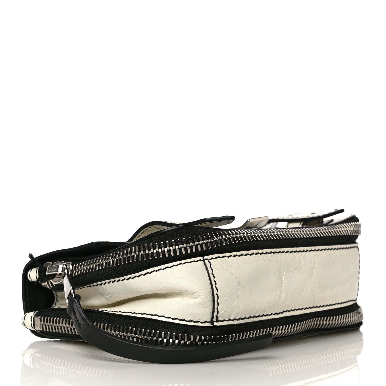 Proenza Schouler Crinkled Calfskin PS1 Mini Zip Crossbody White 5 of 17