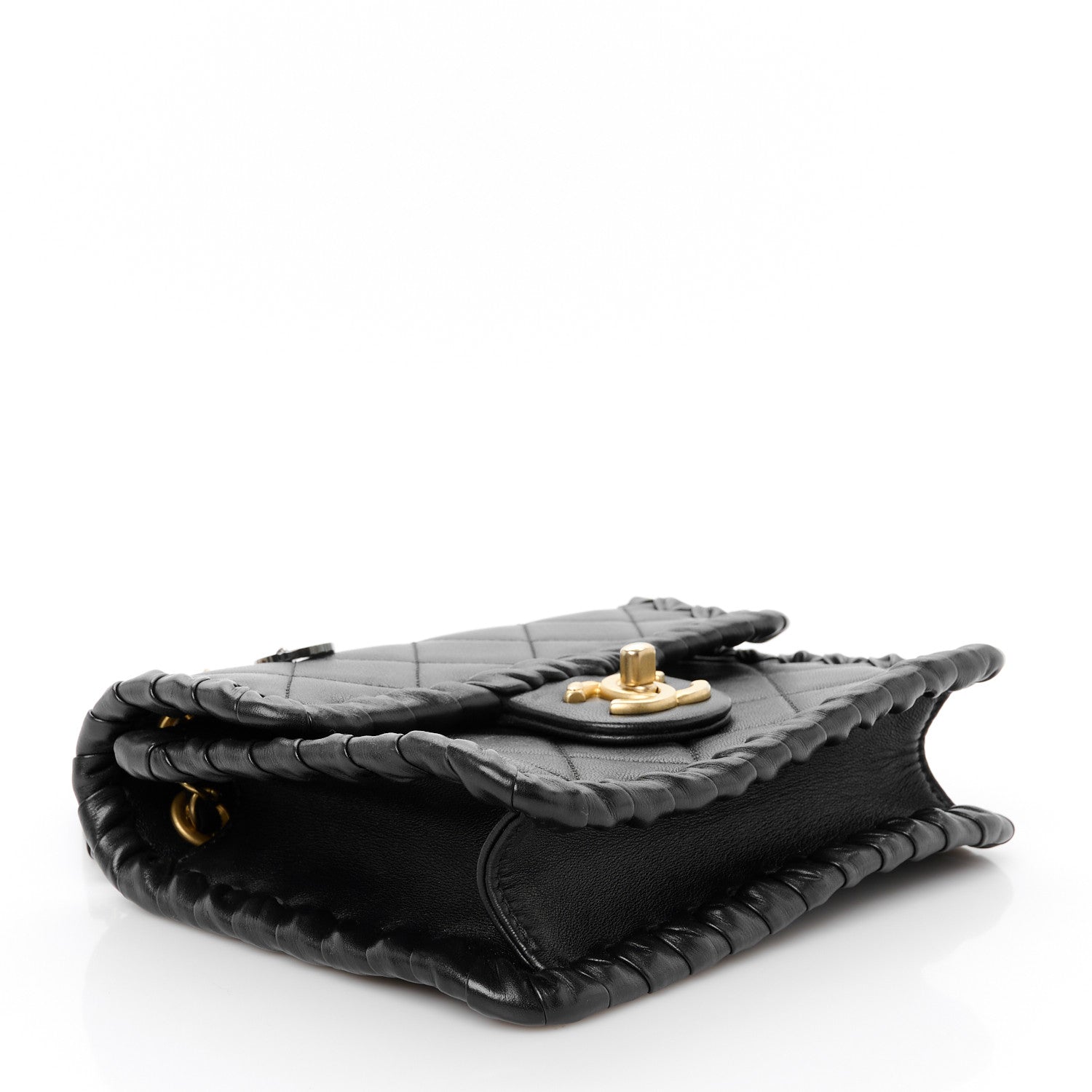 Chanel Calfskin Braided Mini My Own Frame Flap Black 4 of 13