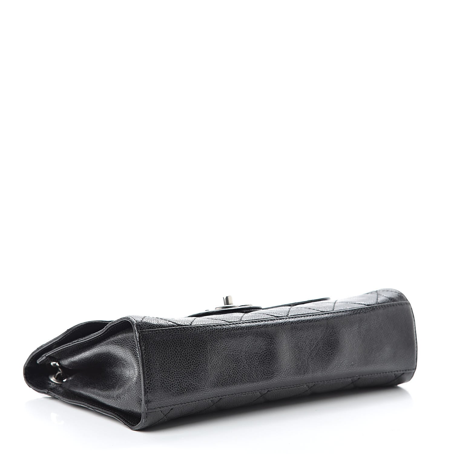 Chanel Crumpled Grained Calfskin Medium CC Crave Flap Black 4 of 13