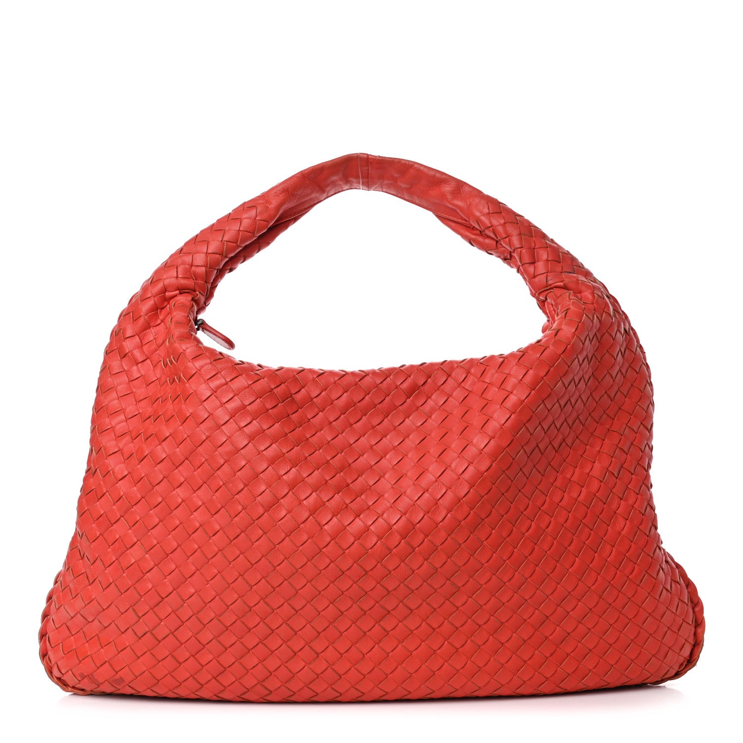 Bottega Veneta Nappa Intrecciato Large Veneta Hobo Corniola 1 of 7