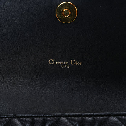 Christian Dior Supple Calfskin Caro Pouch with Chain Black 5 of 11