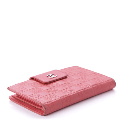 Chanel Lambskin Lucky Symbols French Flap Wallet Pink 4 of 14