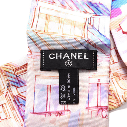 Chanel Silk Twill Slim Bandeau Scarf Rose 2 of 2