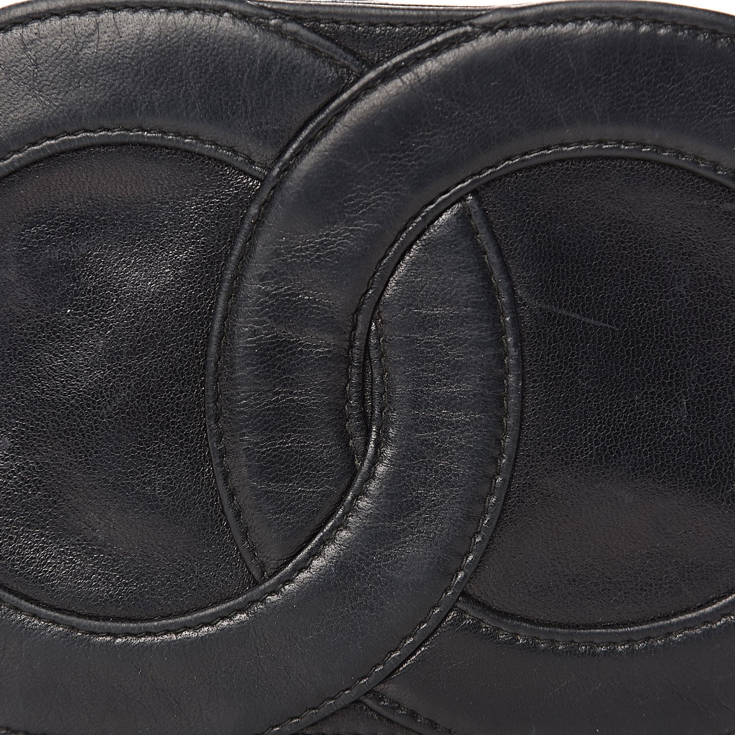 Chanel Lambskin Quilted CC Tassel Crossbody Black 17 of 18