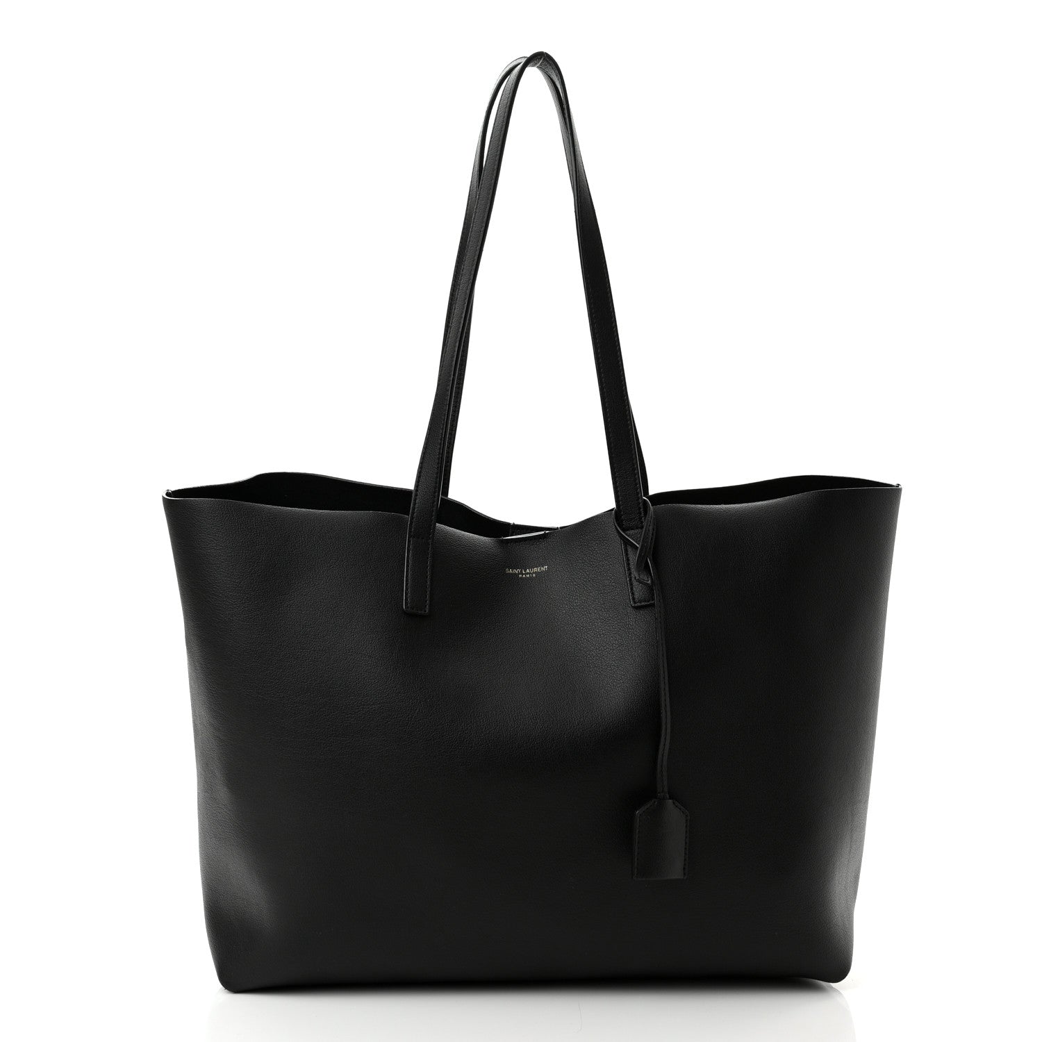Saint Laurent Calfskin Large Shopping Tote Black 3 of 11