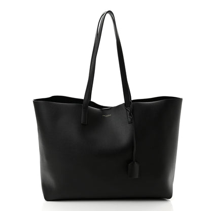 Saint Laurent Calfskin Large Shopping Tote Black 3 of 11