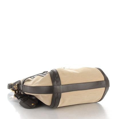 Gucci Canvas Medium GG Running Hobo Dark Brown 4 of 7