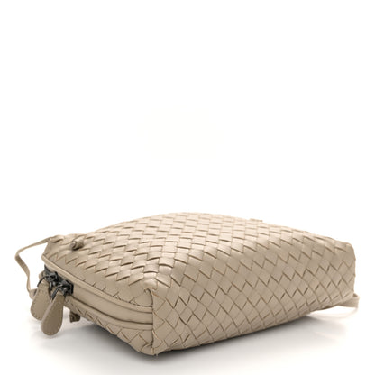 Bottega Veneta Nappa Intrecciato Nodini Crossbody Messenger Steel 5 of 12