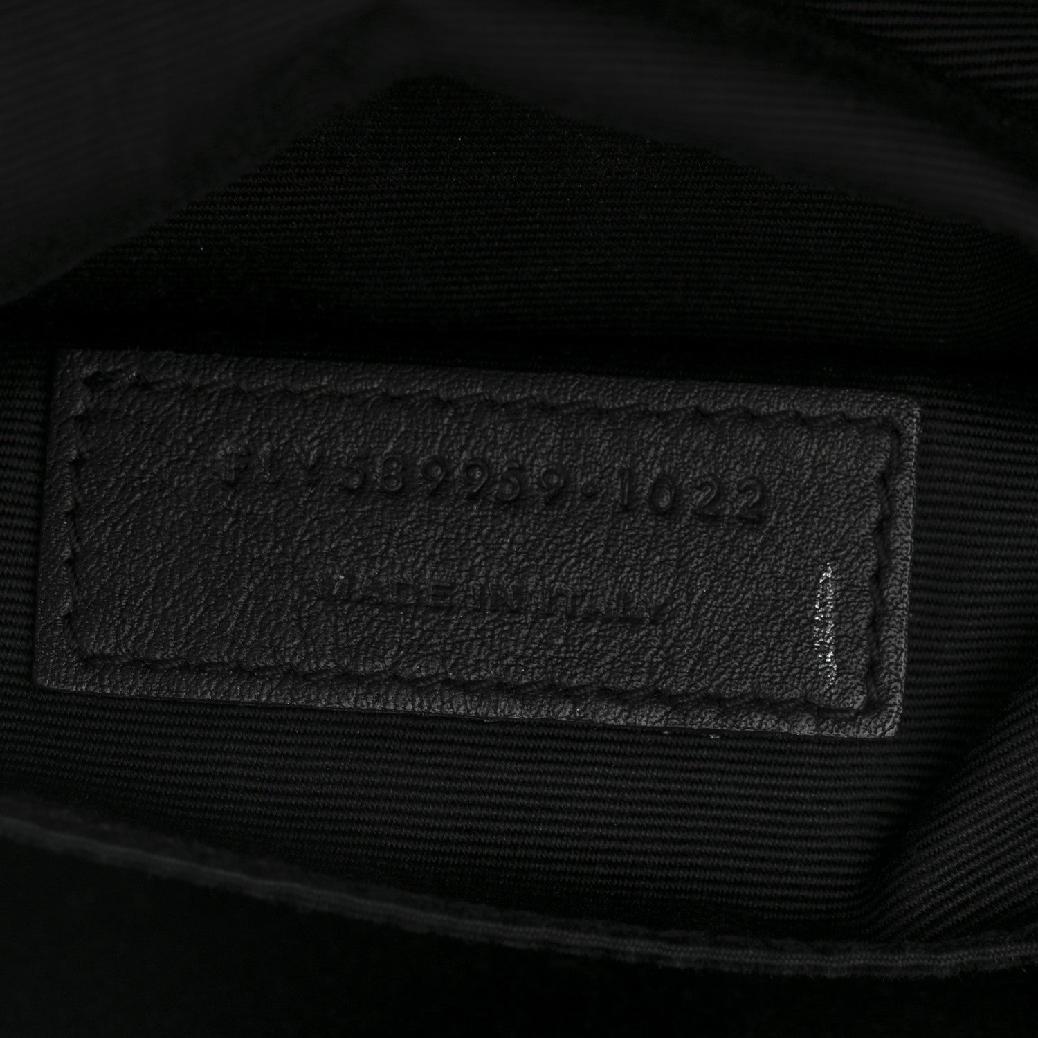 Saint Laurent Grain De Poudre Monogram Belt Bag Black 7 of 10